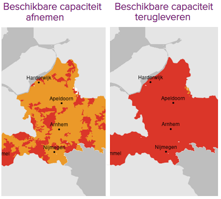 Netcapaciteit november 2022